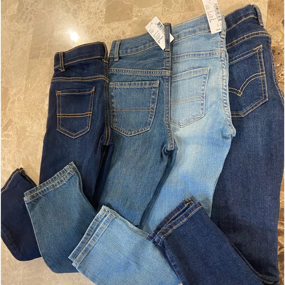 BOYS LOT OF 4 JEANS sz7